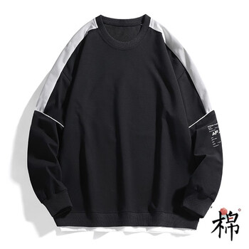 JEANSWEST 真维斯 男士拼色圆领卫衣 JH-2188服饰鞋包类商品-全利兔-实时优惠快报
