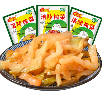 FUCHUNIANG 涪厨娘 涪陵丝榨菜50g/袋小包装儿童下饭菜杂菜陪陵榨菜整箱咸菜大全 50g*10包食品类商品-全利兔-实时优惠快报