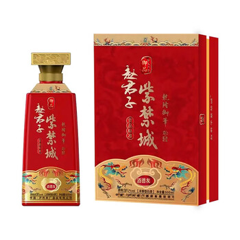 酒德友 赵君子紫禁城浓香型白酒38度礼盒装500ml食品类商品-全利兔-实时优惠快报