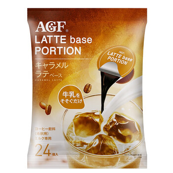 AGF 咖啡液 焦糖口感 18g*24颗 进口速溶浓缩胶囊 临期食品类商品-全利兔-实时优惠快报