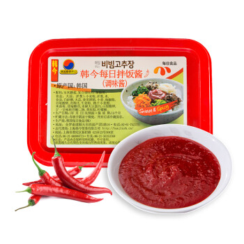 韩今拌饭酱 炒年糕 韩国进口石锅 下饭酱 烤肉 韩式调料调味酱170g