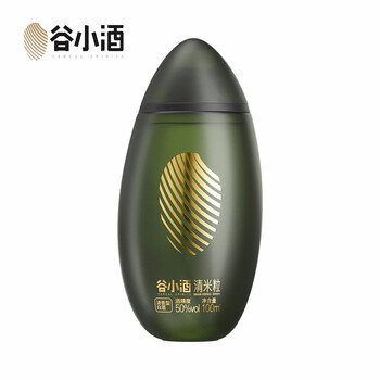谷小酒 清米粒 清香型 50度 纯粮白酒 100ml 单瓶全利兔-实时优惠快报