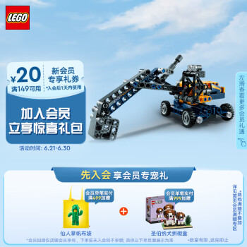 乐高（LEGO）积木机械组42147自卸卡车7岁+男孩儿童玩具模型生日礼物