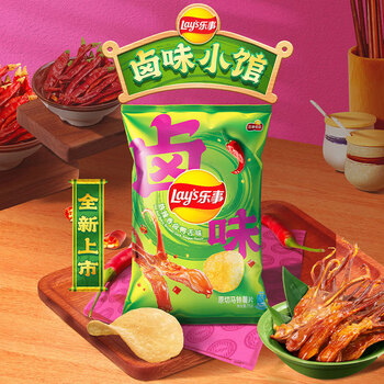 plus会员:乐事（Lay's）薯片 热辣香卤鸭舌味75克＊3件食品类商品-全利兔-实时优惠快报