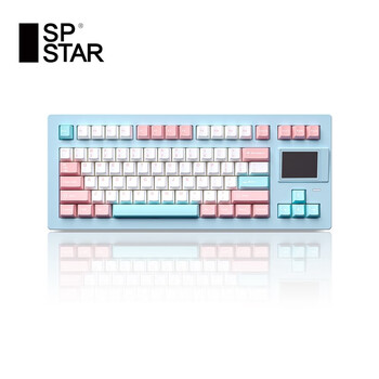 新品发售：SP-Star D82 PRO 三模机械键盘 82键 白轴V2数码类商品-全利兔-实时优惠快报