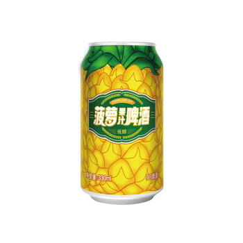 燕京菠萝果汁冰镇啤酒 9°P听装 330ml*1听