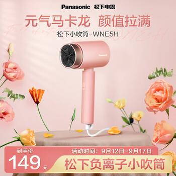 Panasonic 松下 EH-WNE5H 负离子电吹风 粉色家电类商品-全利兔-实时优惠快报