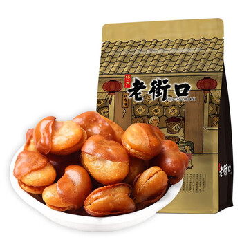 老街口 牛肉味兰花豆500g*3袋 全利兔-实时优惠快报