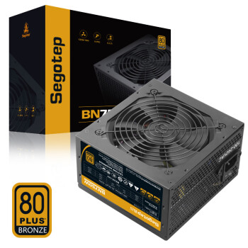 鑫谷（Segotep）BN750W电脑电源（80plus铜牌/双CPU供电/多重保护/宽幅更稳定/台式游戏主机箱电脑电源）
