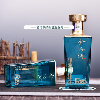 金汾河F383 清香型白酒 53度礼盒装 53度 253mL 1瓶 光瓶装食品类商品-全利兔-实时优惠快报
