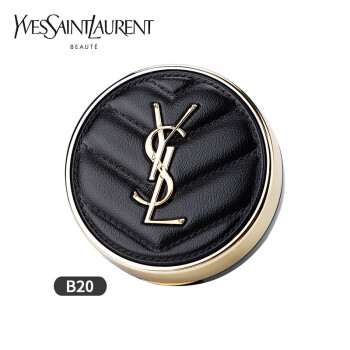 圣罗兰（YSL）新明彩轻垫粉底液 20#  14g皮革气垫 轻薄防晒 礼物送女友