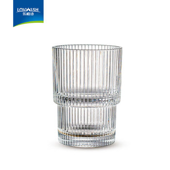 LOVWISH 乐唯诗 竖纹玻璃杯 1只日用百货类商品-全利兔-实时优惠快报