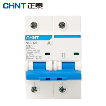 正泰（CHNT）NXB-125-2P-C125 空气开关 过载空气开关 DZ47升级款小型断路器 2P 125A