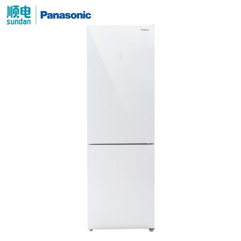 松下322升两门电冰箱nrb330wgw家用电冰箱无霜冷藏冷冻箱珍珠白