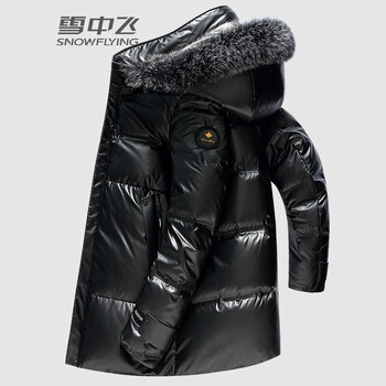 雪中飞 、：雪中飞 男士中长款亮面羽绒服JD9123 两色服饰鞋包类商品-全利兔-实时优惠快报