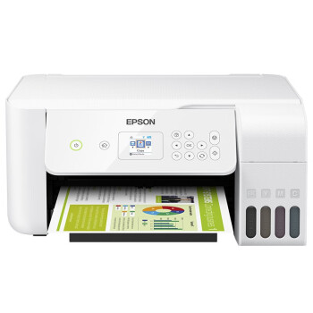 爱普生（EPSON）墨仓式L3166 彩色无线多功能一体机（打印 复印 扫描 wifi）