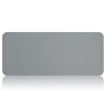 镭拓（Rantopad）S12 鼠标垫超大号 笔记本电脑键盘垫 防水皮革桌垫 办公桌书桌写字台桌面垫 灰色100007847947