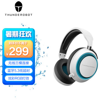 ThundeRobot 雷神 HL503 头戴式多模无线耳机 白色数码类商品-全利兔-实时优惠快报
