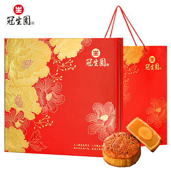 plus会员：冠生园 豆沙椰蓉蛋黄莲蓉月饼印象金秋720g *3件食品类商品-全利兔-实时优惠快报