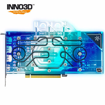 Inno 3D 映众 RTX3080冰龙寒霜版 10GB GDDR6X 水冷显卡/台式机/游戏/电竞/绘图/设计/AI/独立显卡