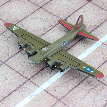 二战b17轰炸机1144仿真合金成品模型摆件空中堡垒沙盘静态b17战斗机