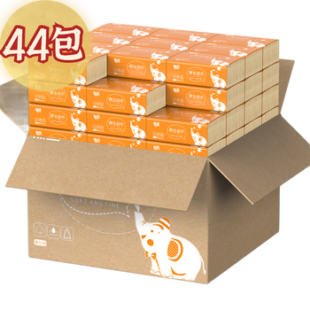 哲枫抽纸木浆纸巾家用卫生纸 巨量44包日用百货类商品-全利兔-实时优惠快报