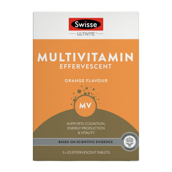 Swisse斯维诗 Ultivite复合维生素泡腾片 60片 维生素/矿物质 海外进口