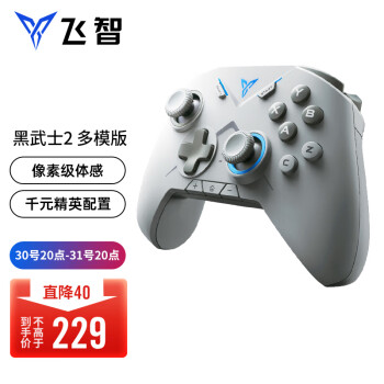 飞智黑武士2无线游戏手柄多模版灰 类Xbox360精英PC电脑steam电视艾尔登法环双人成行鬼泣FIFA怪猎消光