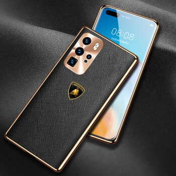 质普 华为p40/pro手机壳5g牛皮真皮定制镜头全包p40pro 保护套p30防摔