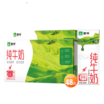 MENGNIU 蒙牛 3.2g蛋白质 纯牛奶食品类商品-全利兔-实时优惠快报