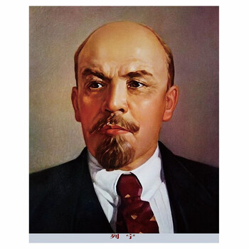 油画布马克思墙画像外国名人恩格斯列宁斯大林壁画中堂客厅装饰画扎克