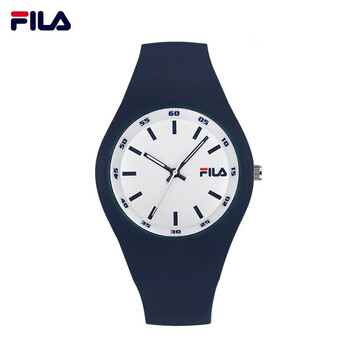 斐乐(FILA)手表男白表盘运动硅胶表带情侣时尚女款石英休闲学生手表 FLM38-777-002
