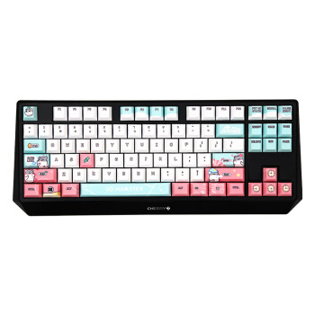 樱桃（CHERRY） MX 1.0 短笛的小仓鼠 定制键盘 87键机械键盘 茶轴