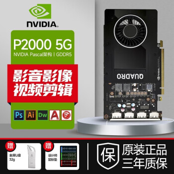 Ӣΰ (NVIDIA)ԿQuadro  PϵP2000 P4000 P5000ģȾ NVIDIA P2000 5G 