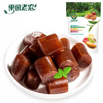 果园老农 山楂卷小金卷100g*4果丹皮山楂干片果脯蜜饯儿童休闲小零食食品类商品-全利兔-实时优惠快报