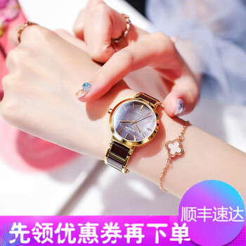 时尚潮流防水品牌女生手表小清新网红女士手表l3622时尚间咖丨仙女款