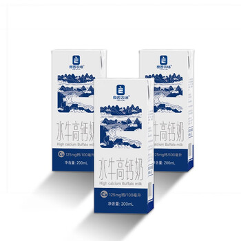 良西农场广西生牛乳生水牛乳纯牛奶 高钙奶200ml*3盒食品类商品-全利兔-实时优惠快报