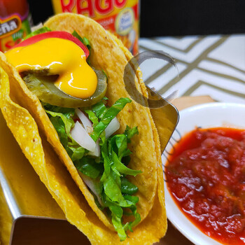 玉米饼墨西哥6寸60片taco塔克面饼黄色面点