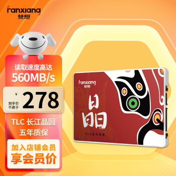 梵想（FANXIANG）1TB SSD固态硬盘 长江存储晶圆 国产TLC颗粒 SATA3.0接口高速读写 S100PRO