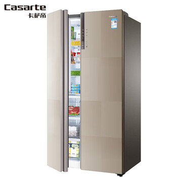 卡萨帝(Casarte)619升彩晶变频对开门冰箱 干湿分储 三重净化 BCD-619WDCQU1