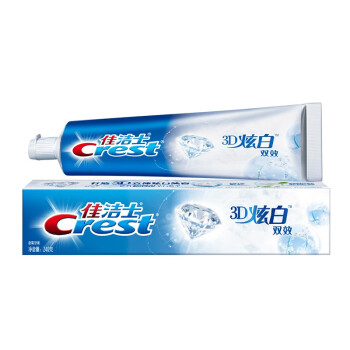 佳洁士(Crest) 3D炫白  双效牙膏240克（新老包装,随机发货）