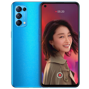 oppo reno5 5g6400万水光人像四摄 65w超级闪充 8 128 极光蓝全网通