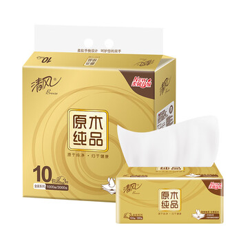 Breeze 清风 抽纸 3层100抽10包日用百货类商品-全利兔-实时优惠快报