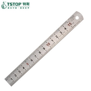 特斯直尺测量工具工具钢钢板尺铁尺子手动工具