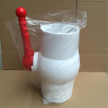 朗威普pvc水管塑料球阀110mm球阀开关止水阀门4寸下水管排污管球阀