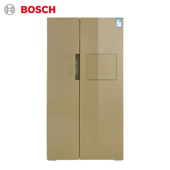 博世（BOSCH） 608升 变频风冷无霜对开门冰箱 主动增湿 玻璃面板（流沙金）KAN93S8ATI