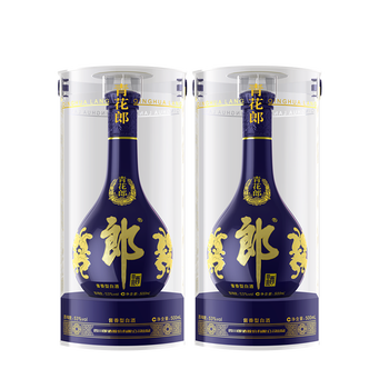 LANGJIU 郎酒 青花郎 53度酱香型白酒 500ml*2瓶全利兔-实时优惠快报