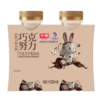 Bright 光明 巧克努力 牛乳饮品巧克力 250ml*4食品类商品-全利兔-实时优惠快报