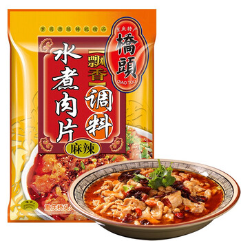 QIAO TOU 桥头 水煮肉片调料120g食品类商品-全利兔-实时优惠快报