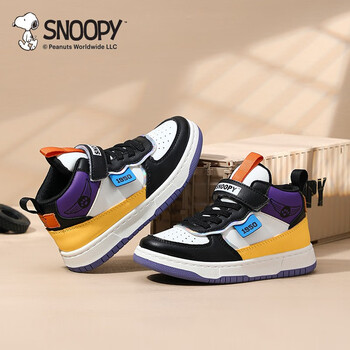 SNOOPY 史努比 儿童高帮板鞋母婴玩具类商品-全利兔-实时优惠快报